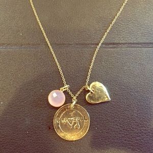 NWT Alisa Michelle 14k gold plated necklace